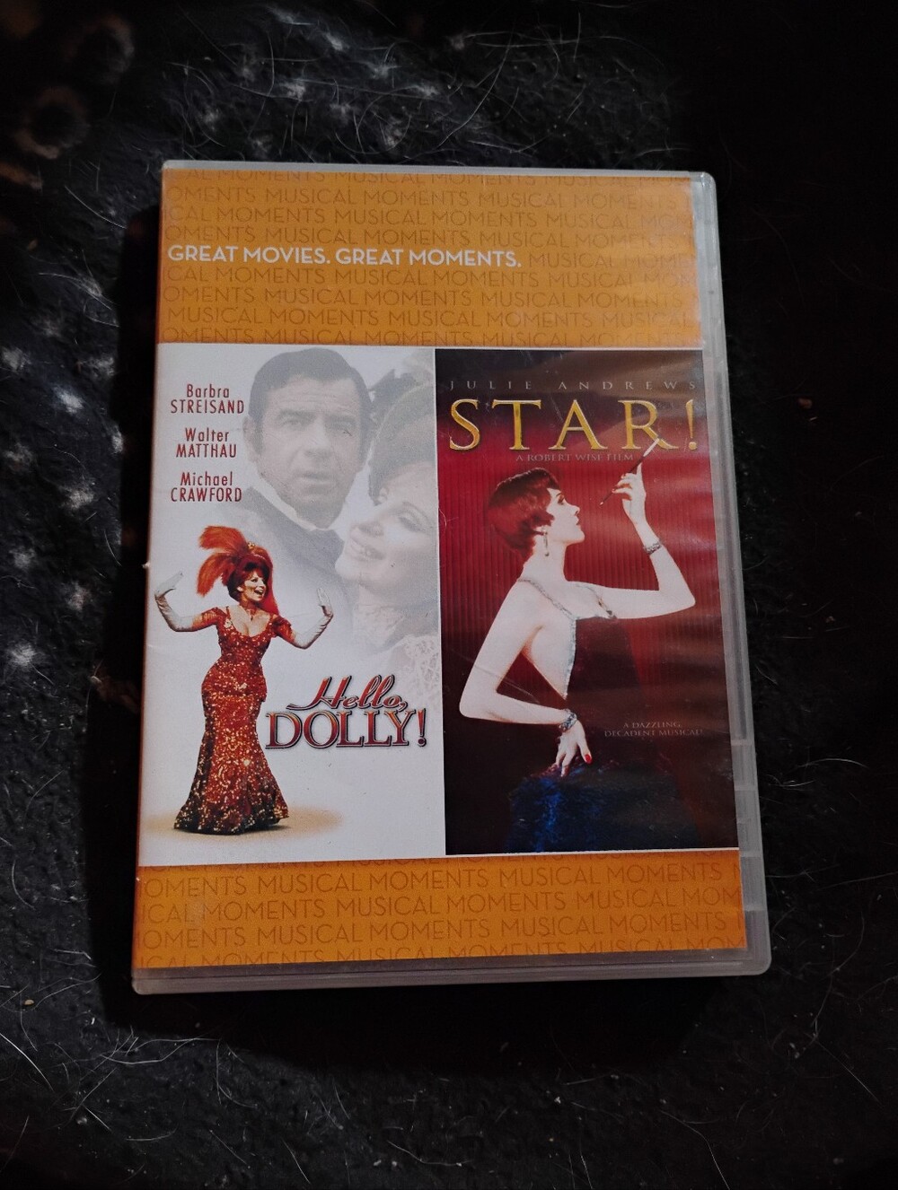 Hello Dolly And Star 2 Movies DVD 2 Disc Set  Good Condition Damaged Case